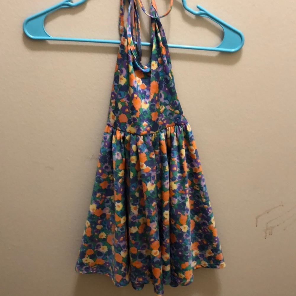 American Apparel Nylon Halter Dress